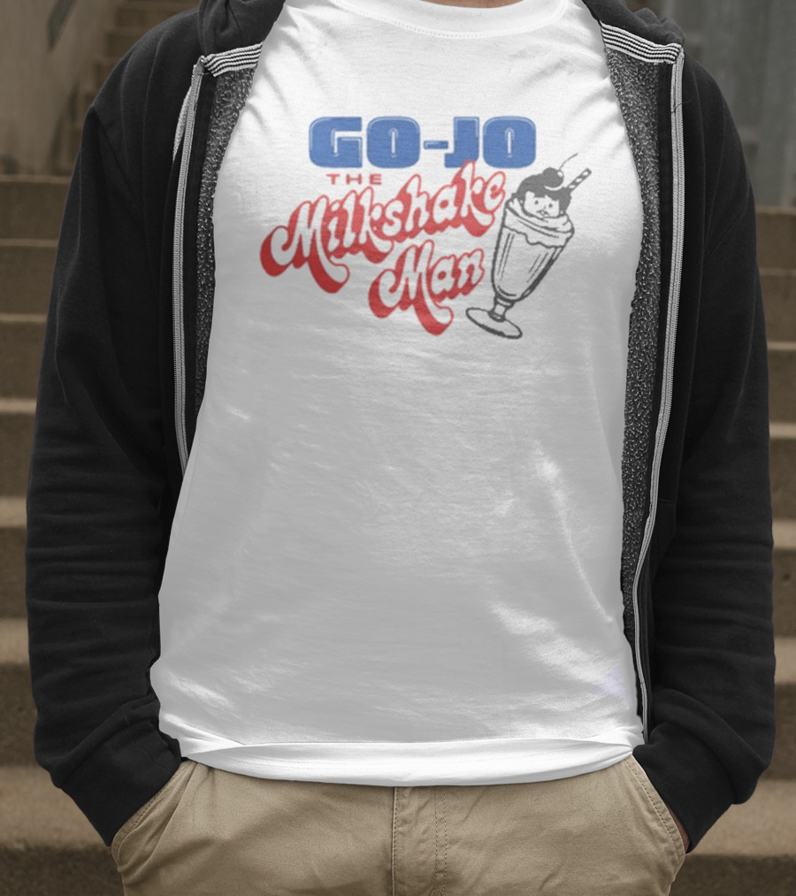 Go Jo The Milkshake Man Retro Style Beverage Lover T-Shirt