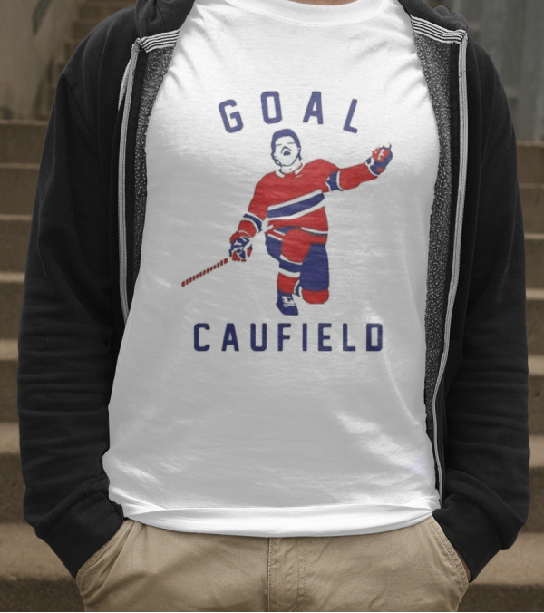 Goal Caufield Hockey Player Celebration T-Shirt